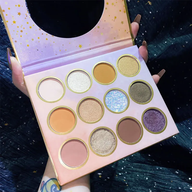 12 Colors Glitter Eyeshadow Eyeshadow Makeup Palette Matte Satin Shimmer and Glitter Finishes Vegan and Cruelty Free
12 Colors Glitter Eyeshadow Eyeshadow Makeup Palette Matte Satin Shimmer and Glitter Finishes Vegan and Cruelty Free