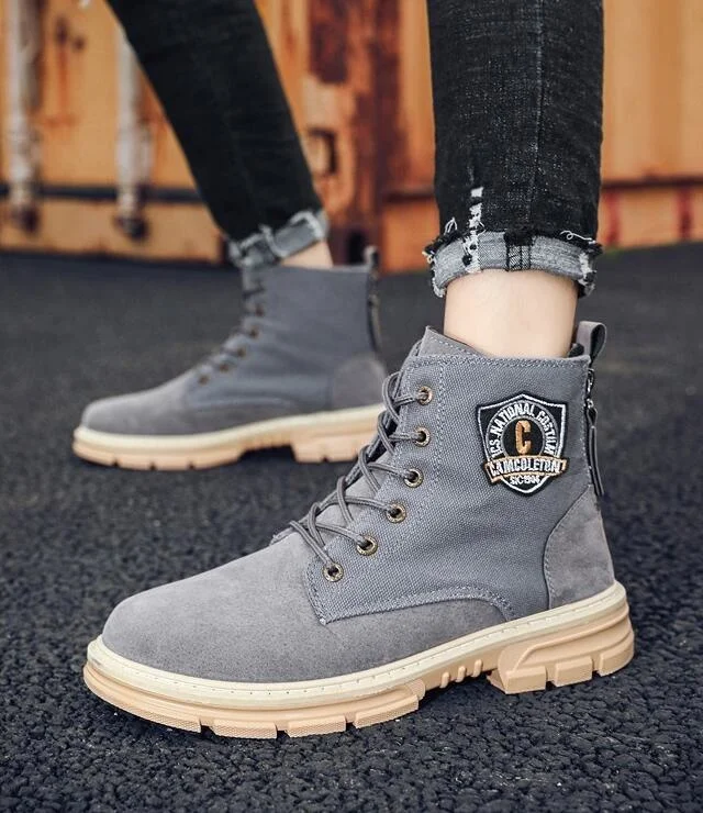 Ботинки мужские кожаные, повседневная обувь, высокие берцы, ботинки мартинсы, демисезонные
Ботинки мужские кожаные, повседневная обувь, высокие берцы, ботинки мартинсы, демисезонные