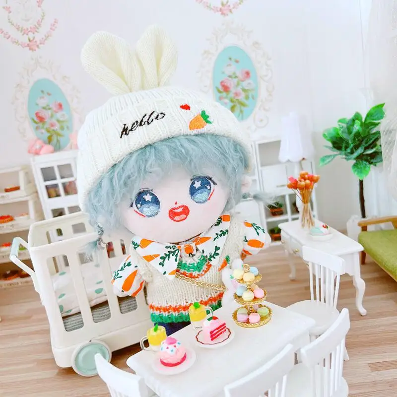 20cm movie star idol Plush Doll Suit animal rabbit Ears Wool hat Doll Accessories Birthday Present Replaceable Clothes Toys Gift
20cm movie star idol Plush Doll Suit animal rabbit Ears Wool hat Doll Accessories Birthday Present Replaceable Clothes Toys Gift