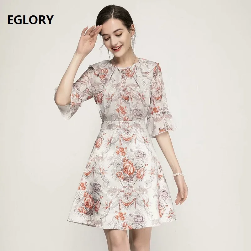 Drop Shipping Dress 2021 Spring Summer Style Runway Women O-Neck Tunic Print Flare Sleeve Slim Fit A-Line Casual Vintage Dress
Drop Shipping Dress 2021 Spring Summer Style Runway Women O-Neck Tunic Print Flare Sleeve Slim Fit A-Line Casual Vintage Dress
