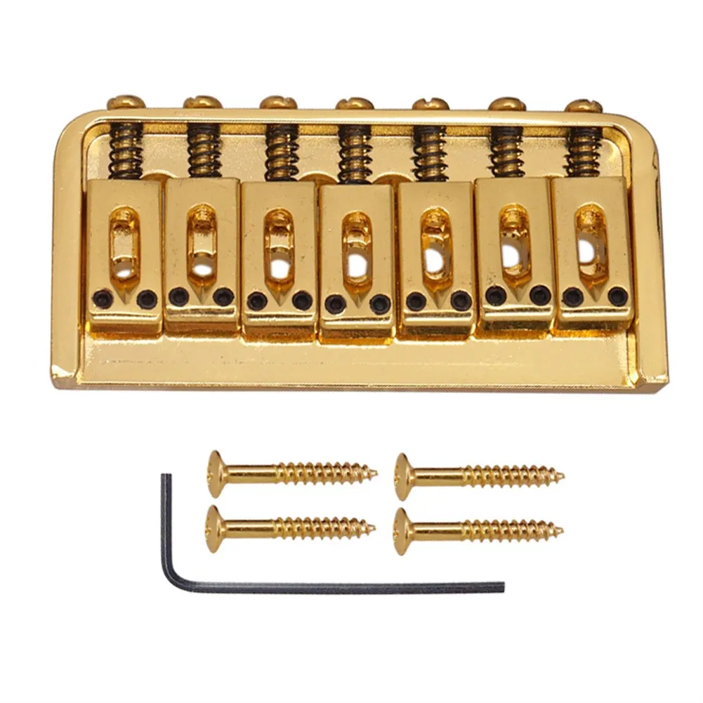 7 String Metal Fixed Hardtail Saddle Bridge Top Load Guitar Tailpiece For Electric Guitar Accessories
7 String Metal Fixed Hardtail Saddle Bridge Top Load Guitar Tailpiece For Electric Guitar Accessories