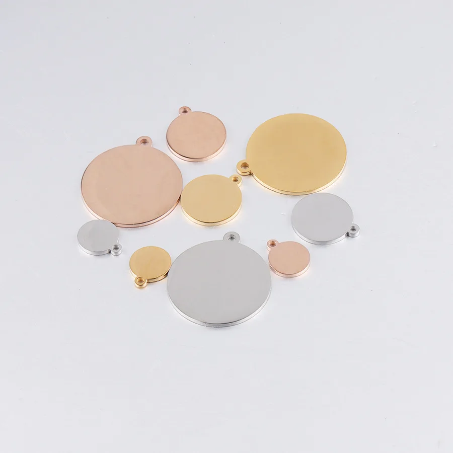 10/15/20/22/25mm Stainless Steel Circle Charm Blank For Engrave Steel/Golden/Rose Golden Metal Round Tag Mirror Polished 20pcs
10/15/20/22/25mm Stainless Steel Circle Charm Blank For Engrave Steel/Golden/Rose Golden Metal Round Tag Mirror Polished 20pcs