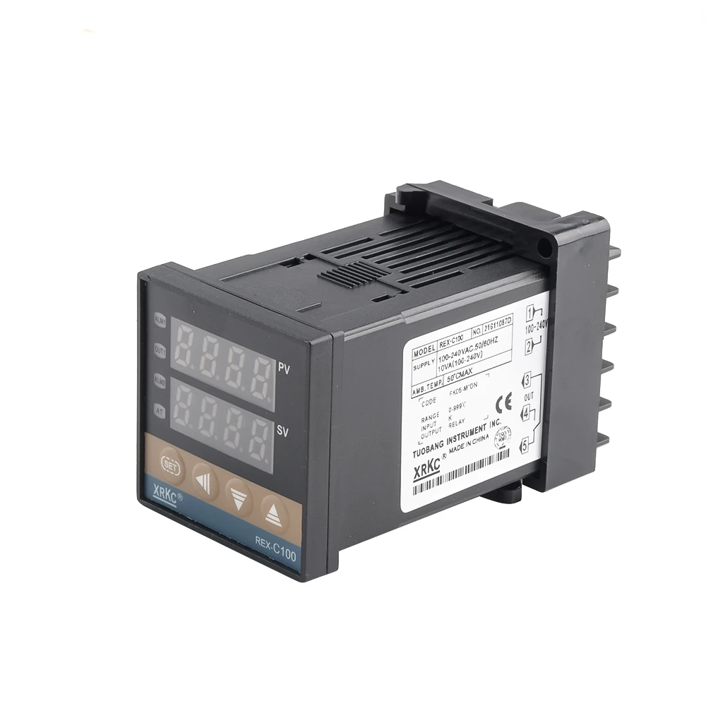 REX C100 PID intelligent temperature controller Universal REX-C100 Thermostat SSR Relay output REX-C400 REX-C700
REX C100 PID intelligent temperature controller Universal REX-C100 Thermostat SSR Relay output REX-C400 REX-C700