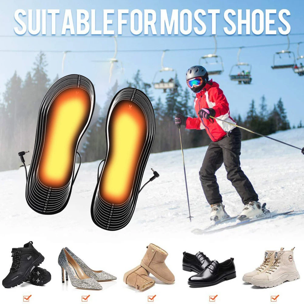 USB Heated Shoe Insoles Electric Foot Warming Pad Feet Warmer Sock Pad Mat Winter Outdoor Sports Heating Insoles Winter Warm
USB Heated Shoe Insoles Electric Foot Warming Pad Feet Warmer Sock Pad Mat Winter Outdoor Sports Heating Insoles Winter Warm