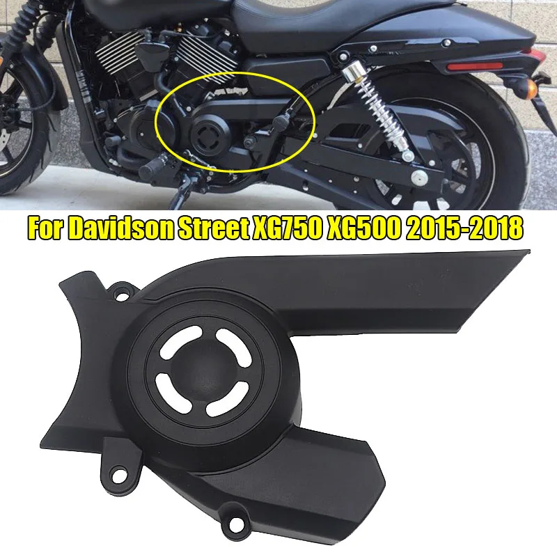 For Harley Street XG750 XG 750 2015 2016 2017 2018 Motorcycle Pulley Chain Belt Guard Covers Protector Sprocket Cover Black 
For Harley Street XG750 XG 750 2015 2016 2017 2018 Motorcycle Pulley Chain Belt Guard Covers Protector Sprocket Cover Black