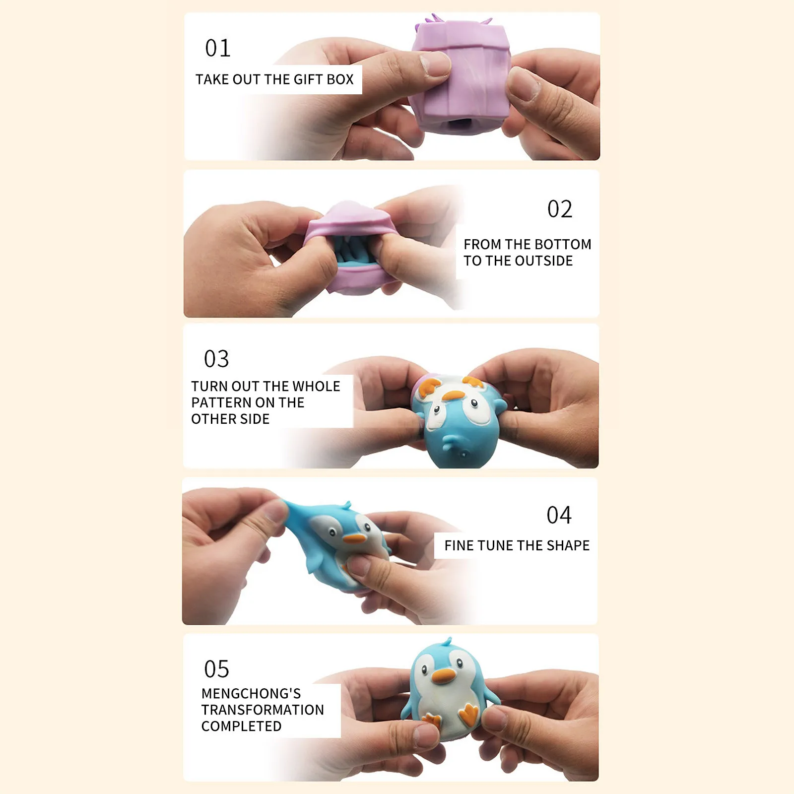 Anti-stress Grip Cute Pets Gift Box Innovative Flip Decompression NEW Toys 
Anti-stress Grip Cute Pets Gift Box Innovative Flip Decompression NEW Toys