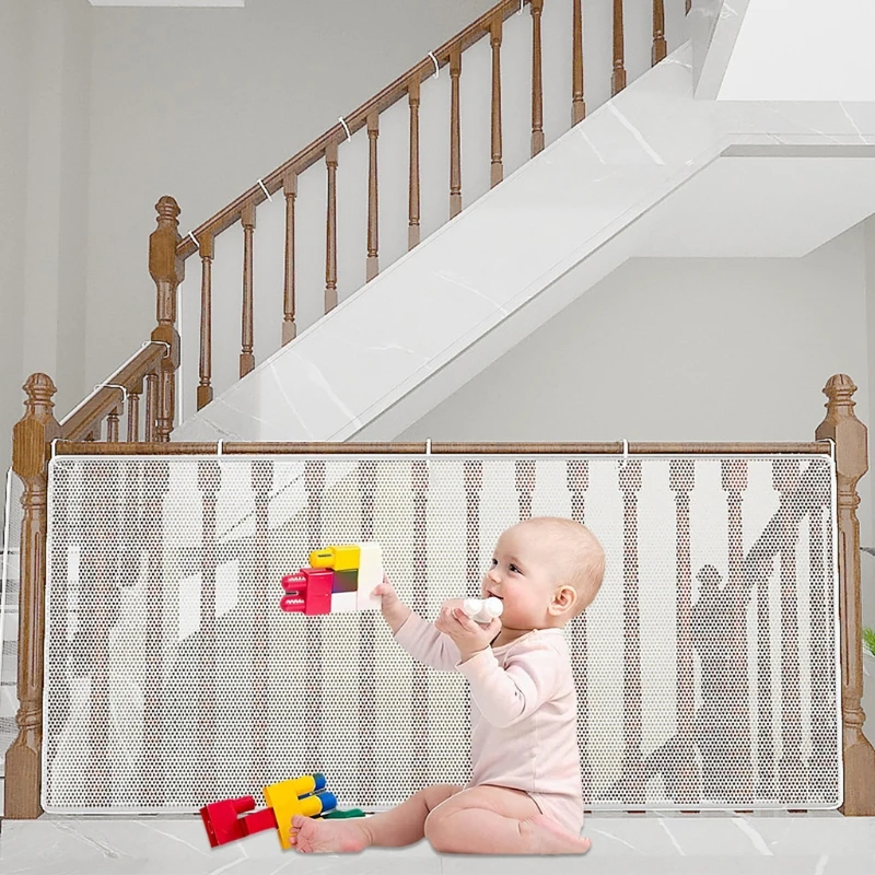 Banister Guard White Mesh Baby Safety Stairs Thicken Rail Net Child Proofing Balcony Staiway Railing Protective Net
Banister Guard White Mesh Baby Safety Stairs Thicken Rail Net Child Proofing Balcony Staiway Railing Protective Net