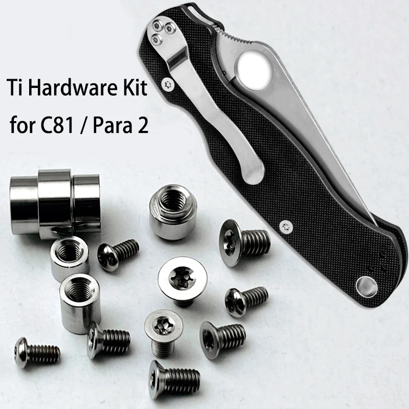 1 Full Set Titanium Alloy Nail For Knife C81 Screw Spider Handle Screw C81 Para/2 Blade Screw EDC Knife C81 Full Set Of Screws
1 Full Set Titanium Alloy Nail For Knife C81 Screw Spider Handle Screw C81 Para/2 Blade Screw EDC Knife C81 Full Set Of Screws