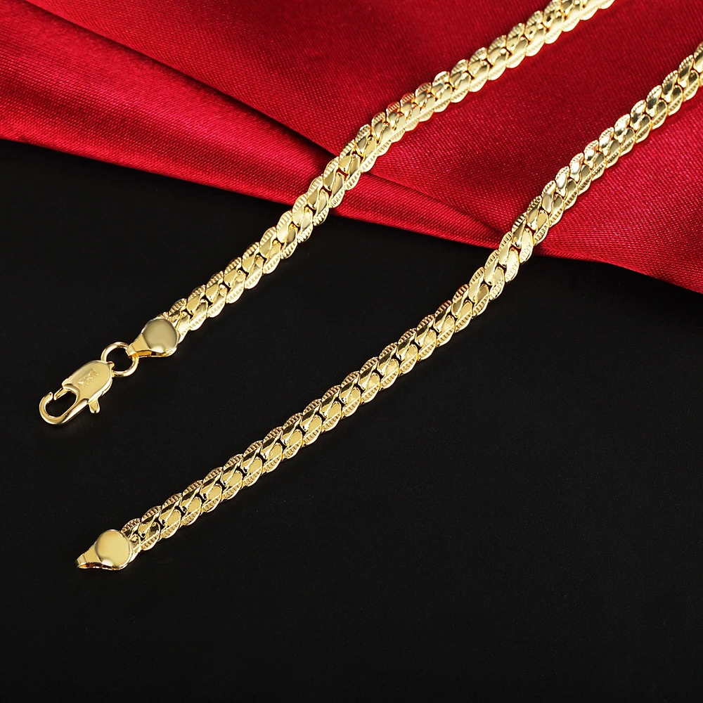 Комплект ювелирных изделий для мужчин и женщин комплект из ожерелья браслета