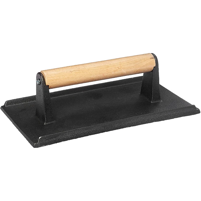 Heavy Duty Steak and Burger Press with Wooden Handle for Grills, Griddles and Flattops. Perfect Gadget for Bacon
Heavy Duty Steak and Burger Press with Wooden Handle for Grills, Griddles and Flattops. Perfect Gadget for Bacon