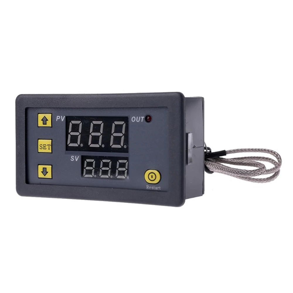 AC220V DC 5 в 12 В 24 светодиодный цифровой регулятор температуры Термостат 60 ~ 500