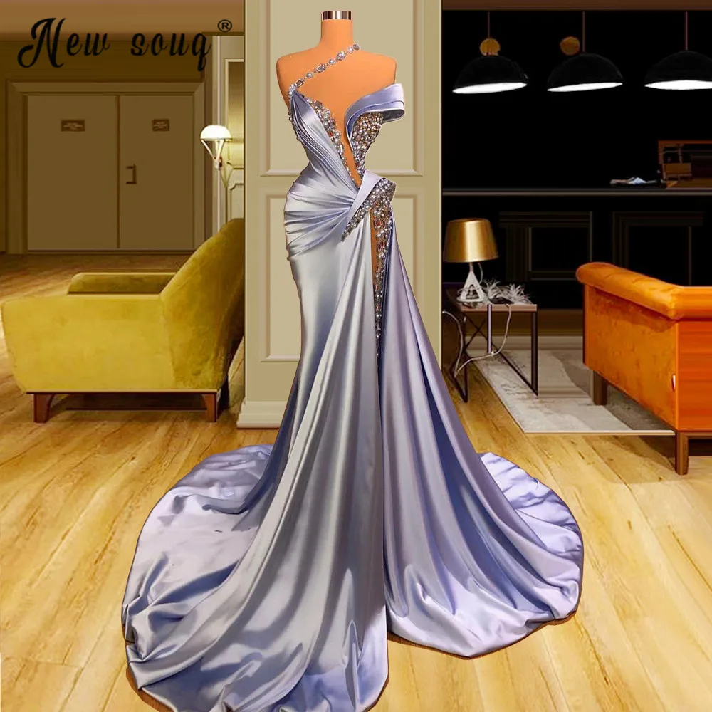 Modest Purple High Side Split Prom Dress Beaded Evening Dresses Pearls Mermaid Kaftans Middle East 2021 Red Carpet Gowns
Modest Purple High Side Split Prom Dress Beaded Evening Dresses Pearls Mermaid Kaftans Middle East 2021 Red Carpet Gowns