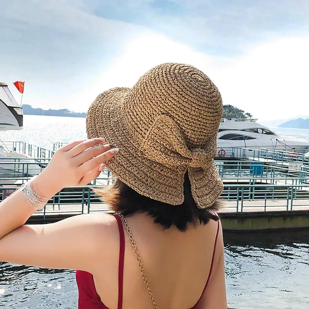 Foldable Wide Brim Floppy Straw Beach Sun Hat Summer Hat for Women Girls Travel Decoration Summer Vacation Soft Lightweight Hats
Foldable Wide Brim Floppy Straw Beach Sun Hat Summer Hat for Women Girls Travel Decoration Summer Vacation Soft Lightweight Hats