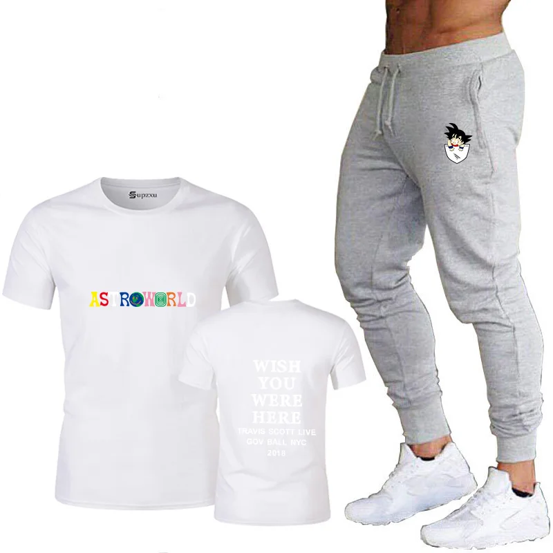 Hot sale men's printed T-shirt + pants 2-piece leisure sports spring and summer new sportswear brand suit
Hot sale men's printed T-shirt + pants 2-piece leisure sports spring and summer new sportswear brand suit