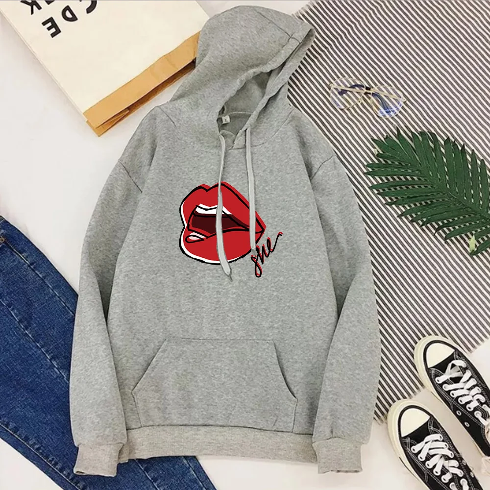 Women Hoodies Festival Clothing Print Hoodie Harajuku Cherry Woman Clothes Sweatshirt She's Got Lips
Women Hoodies Festival Clothing Print Hoodie Harajuku Cherry Woman Clothes Sweatshirt She's Got Lips