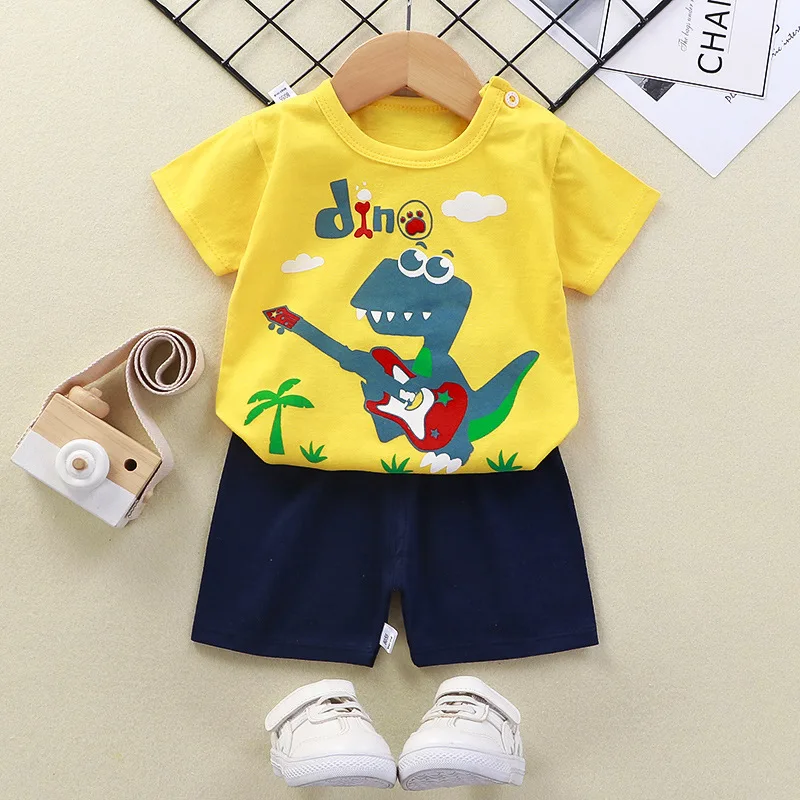 ZWY944 Summer Cartoon Print Kids Boy Clothes Short Sleeve Top+Pant Shorts 2Pcs Set Baby Boy Clothing Set Fashion Sport Suit
ZWY944 Summer Cartoon Print Kids Boy Clothes Short Sleeve Top+Pant Shorts 2Pcs Set Baby Boy Clothing Set Fashion Sport Suit