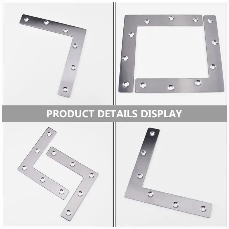 1pc Stainless Steel L Shaped Corner Brace Furniture Joint Angle Bracket
1pc Stainless Steel L Shaped Corner Brace Furniture Joint Angle Bracket