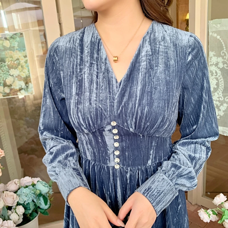 YOSICIL V Print Dress Autumn Summer Lady Lantern Long Sleeve Chiffon Dress Back Hollow Out Chic Party Pleated Dress
YOSICIL V Print Dress Autumn Summer Lady Lantern Long Sleeve Chiffon Dress Back Hollow Out Chic Party Pleated Dress