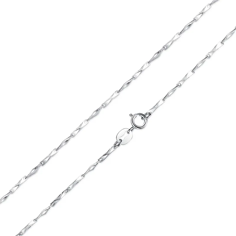 2020 Classic Basic Chain 100% 925 Sterling Silver Lobster Clasp Adjustable Necklace Fashion Jewelry Women | Украшения и