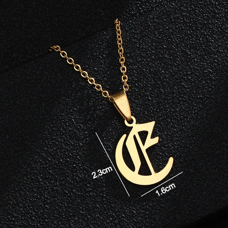 Hip Hop 26 Letter Pendant Gold Necklace Stainless Steel Simple High Quality Men&Women Sweater Chain Luxury Gift Jewelry
Hip Hop 26 Letter Pendant Gold Necklace Stainless Steel Simple High Quality Men&Women Sweater Chain Luxury Gift Jewelry