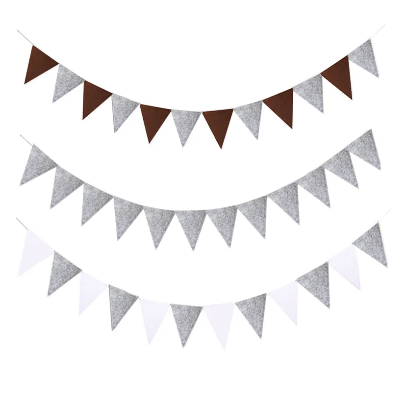 18 Flags Grey Coffee Pennant Fabric Banner Flags Party Decorations Kids Garland Children Baby Boy Girl Bunting Room Decoration
18 Flags Grey Coffee Pennant Fabric Banner Flags Party Decorations Kids Garland Children Baby Boy Girl Bunting Room Decoration