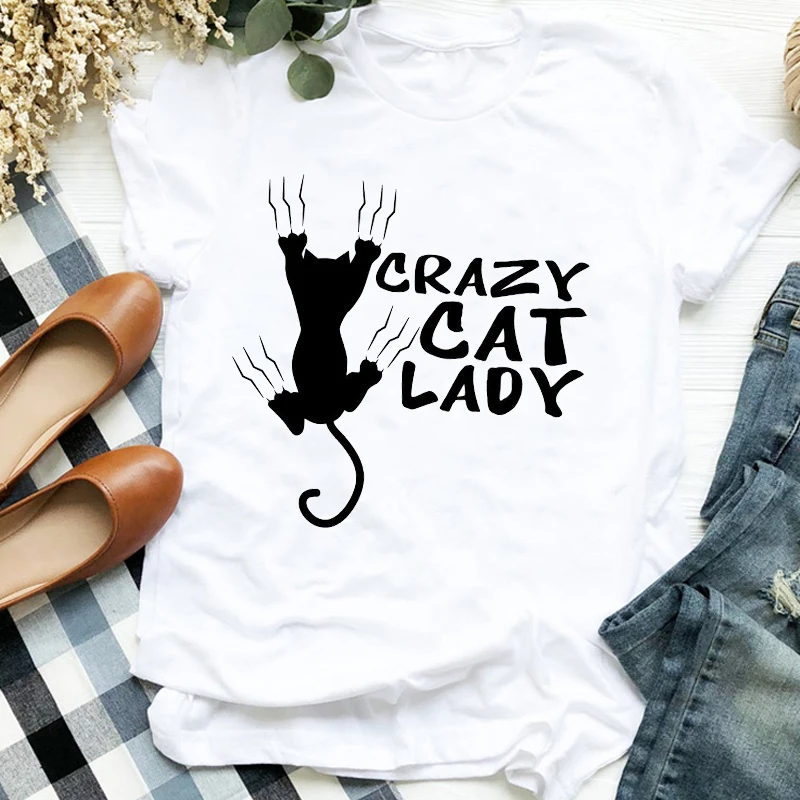 Women Lady Cartoon Cat Flower 90s Style Clothing Cute Print Tshirt Shirt Clothes Top Graphic Female T Tee Womens T-shirt
Women Lady Cartoon Cat Flower 90s Style Clothing Cute Print Tshirt Shirt Clothes Top Graphic Female T Tee Womens T-shirt