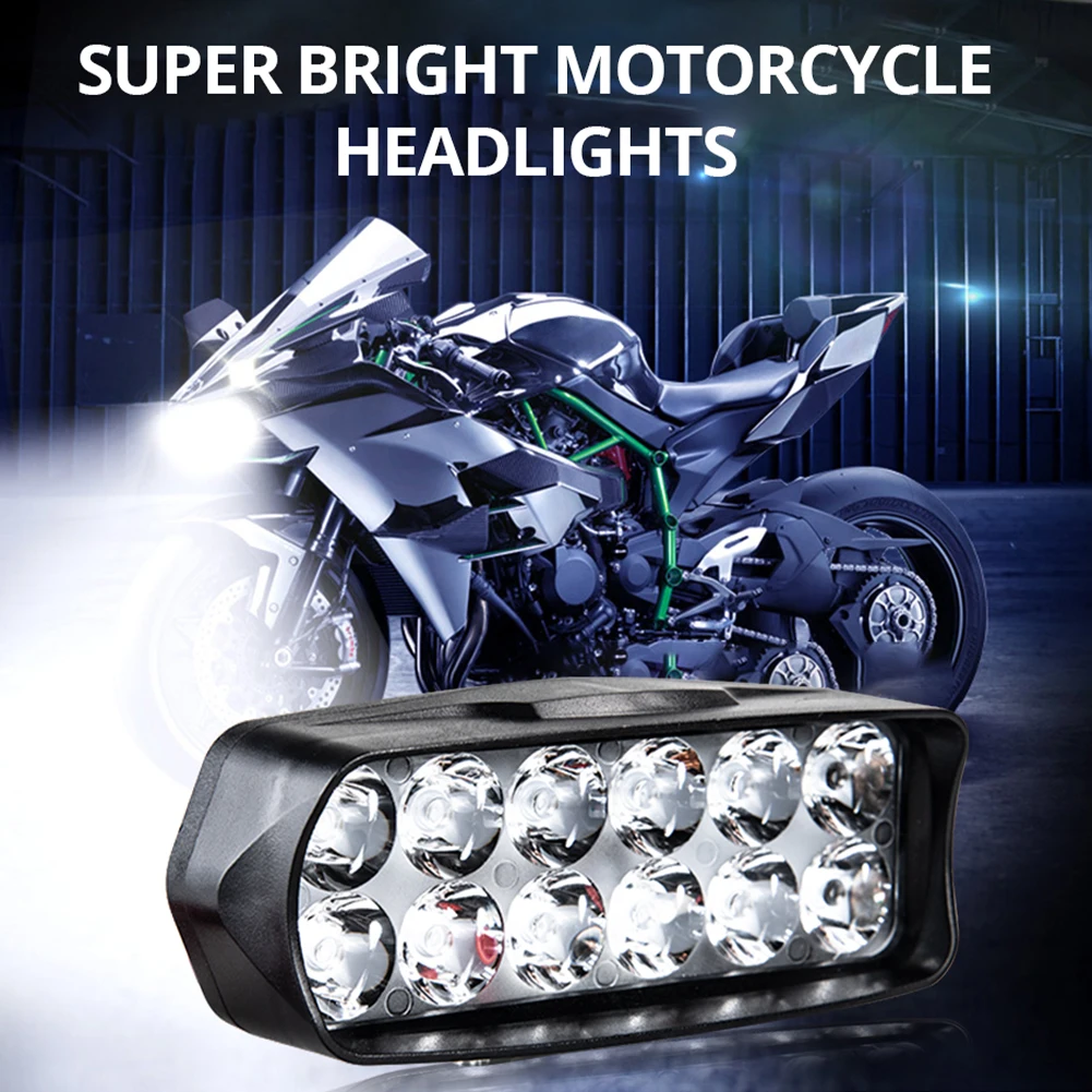 12V Motorcycle Headlight 8LED 12LED 16LED Light Bar Driving Spotlight Fog Light Waterproof Daytime Running Light for Car ATV UTV
12V Motorcycle Headlight 8LED 12LED 16LED Light Bar Driving Spotlight Fog Light Waterproof Daytime Running Light for Car ATV UTV