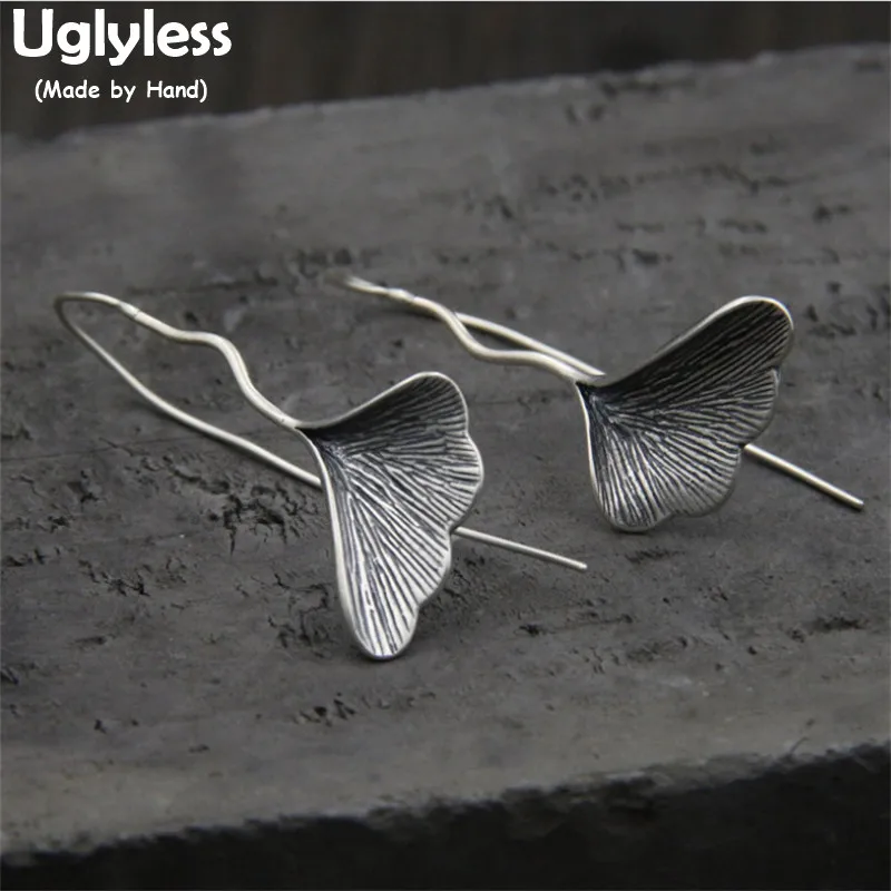 Uglyless Real S 925 пробы Серебряная Женская Ручная работа листья гинкго, винтажные вулканизированные искусственные этнические серьги
Uglyless Real S 925 пробы Серебряная Женская Ручная работа листья гинкго, винтажные вулканизированные искусственные этнические серьги