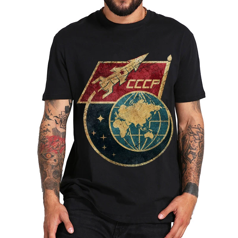 CCCP Russian Classic Printing Short-Sleeved T-shirt Summer streetwear men t shirt
CCCP Russian Classic Printing Short-Sleeved T-shirt Summer streetwear men t shirt
