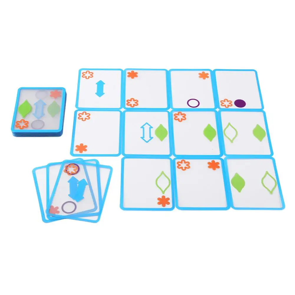 Spatial Logical Training Toy Overlapping Swish Transparent Card Game Kids Gifts Developing Imagination and Creativity
Spatial Logical Training Toy Overlapping Swish Transparent Card Game Kids Gifts Developing Imagination and Creativity