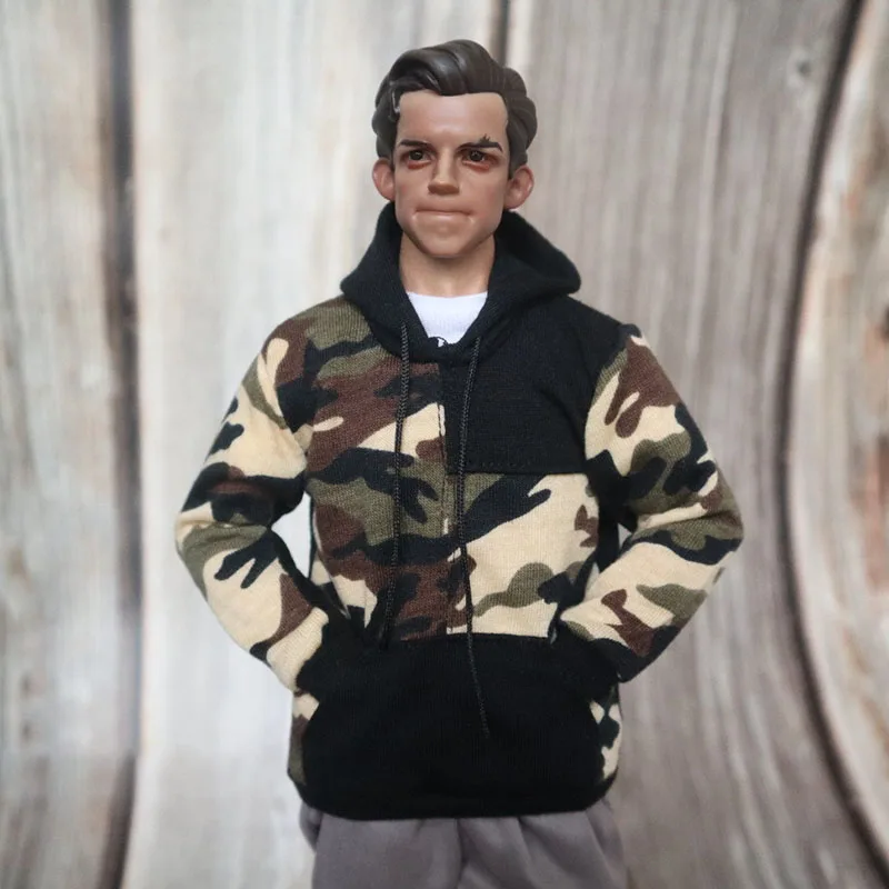 1/6 Male Camouflage Hooded Jacket Hip-hop Style Trendy Tops Fit 12'' Soldier Action Figure Body
1/6 Male Camouflage Hooded Jacket Hip-hop Style Trendy Tops Fit 12'' Soldier Action Figure Body