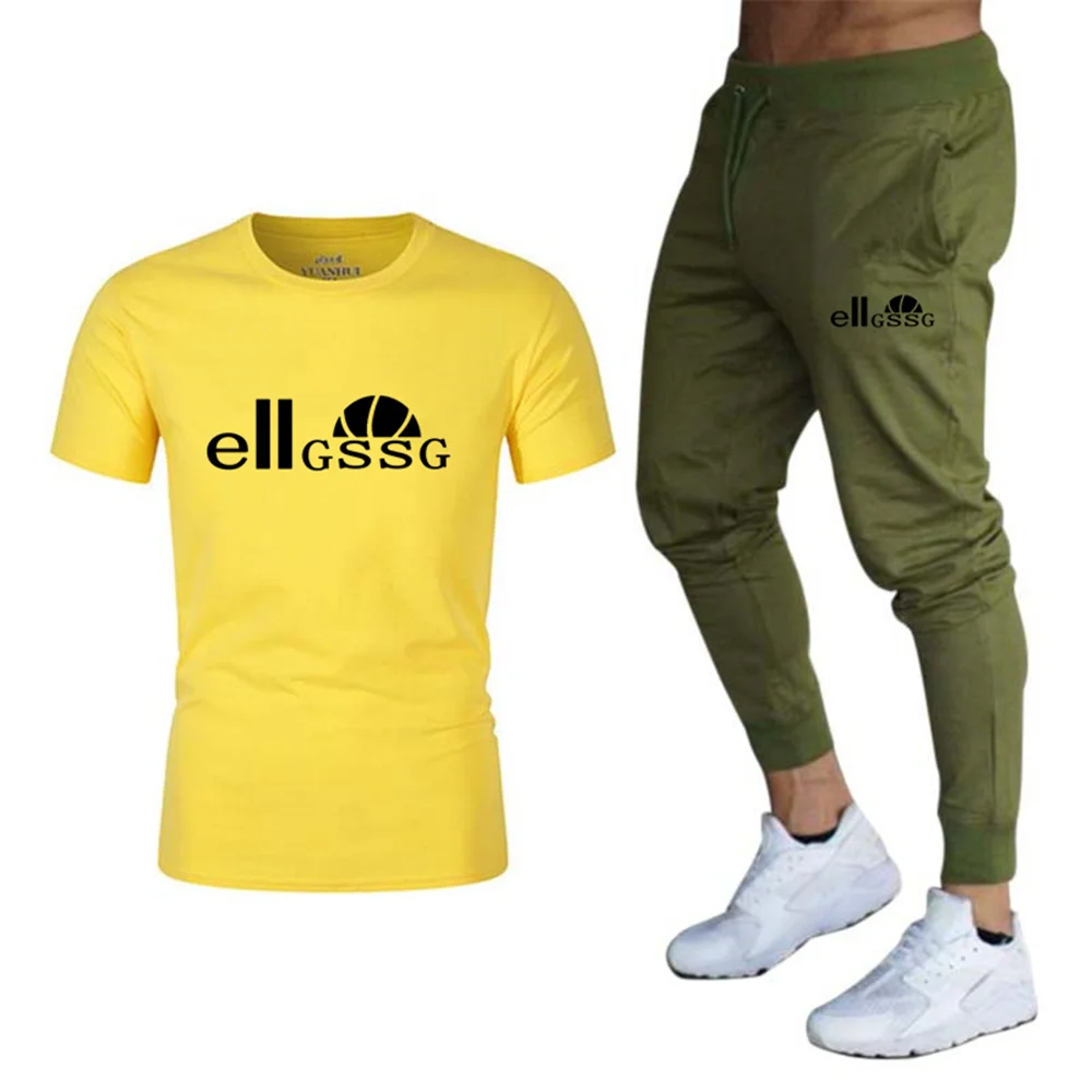 EIIGSSG brand fashion T-shirt pants men's sportswear summer men's short-sleeved casual pants 2021 brand suit trend
EIIGSSG brand fashion T-shirt pants men's sportswear summer men's short-sleeved casual pants 2021 brand suit trend