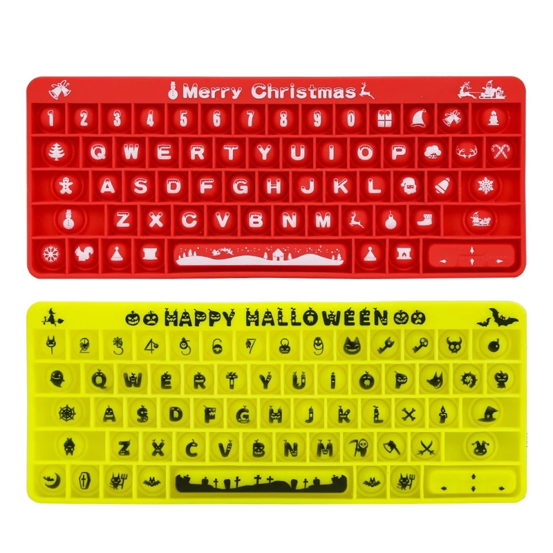 Fidget Keyboard Simple Dimple Antistress Toy For Children Kid Antistress Hand Stress Reliever Push Bubble Sensory Christmas Gift
Fidget Keyboard Simple Dimple Antistress Toy For Children Kid Antistress Hand Stress Reliever Push Bubble Sensory Christmas Gift