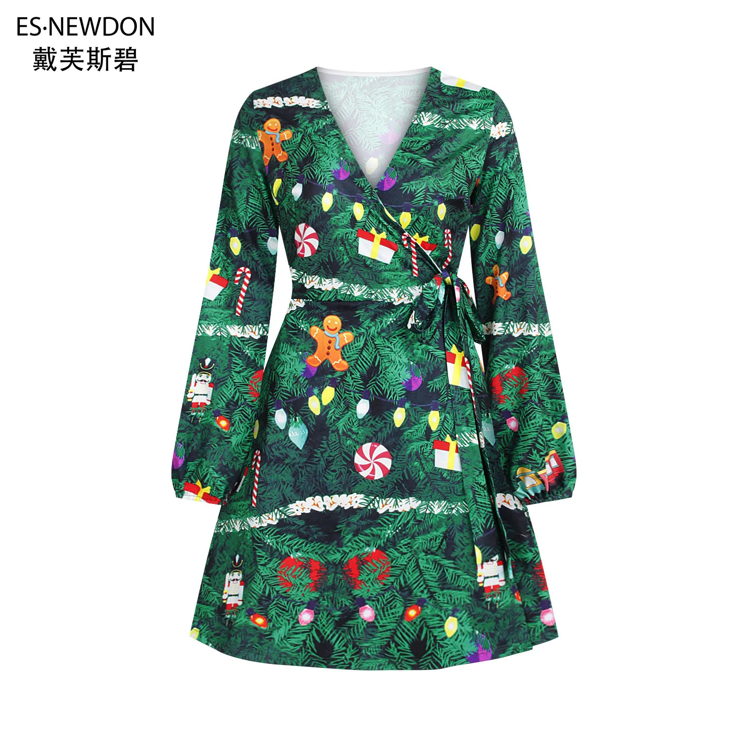 Esnewdon Women Christmas Snowflake Dress Long Sleeve Round Neck Mini Dress England Style A-LINE Belt Sexy Party Dress for Woman
Esnewdon Women Christmas Snowflake Dress Long Sleeve Round Neck Mini Dress England Style A-LINE Belt Sexy Party Dress for Woman