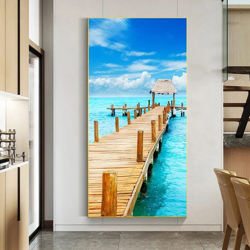 Nordic Poster Bridge Sea Canvas Painting Wall Art Pictures For Living Room Gallery Canvas Print Cuadros Home Decoration
Nordic Poster Bridge Sea Canvas Painting Wall Art Pictures For Living Room Gallery Canvas Print Cuadros Home Decoration