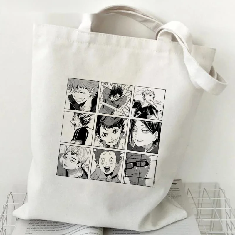 Haikyuu shopping bag shopper shopping reusable cotton jute bag handbag bag fabric tote sac toile
Haikyuu shopping bag shopper shopping reusable cotton jute bag handbag bag fabric tote sac toile