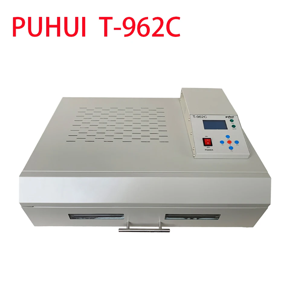 Паяльная станция PUHUI T-962C с инфракрасными IC-обогревателями, 110 В/220 В, T962C, духовка с заправкой BGA SMD SMT, наладочная станция T962C, сварочная станция
Паяльная станция PUHUI T-962C с инфракрасными IC-обогревателями, 110 В/220 В, T962C, духовка с заправкой BGA SMD SMT, наладочная станция T962C, сварочная станция
