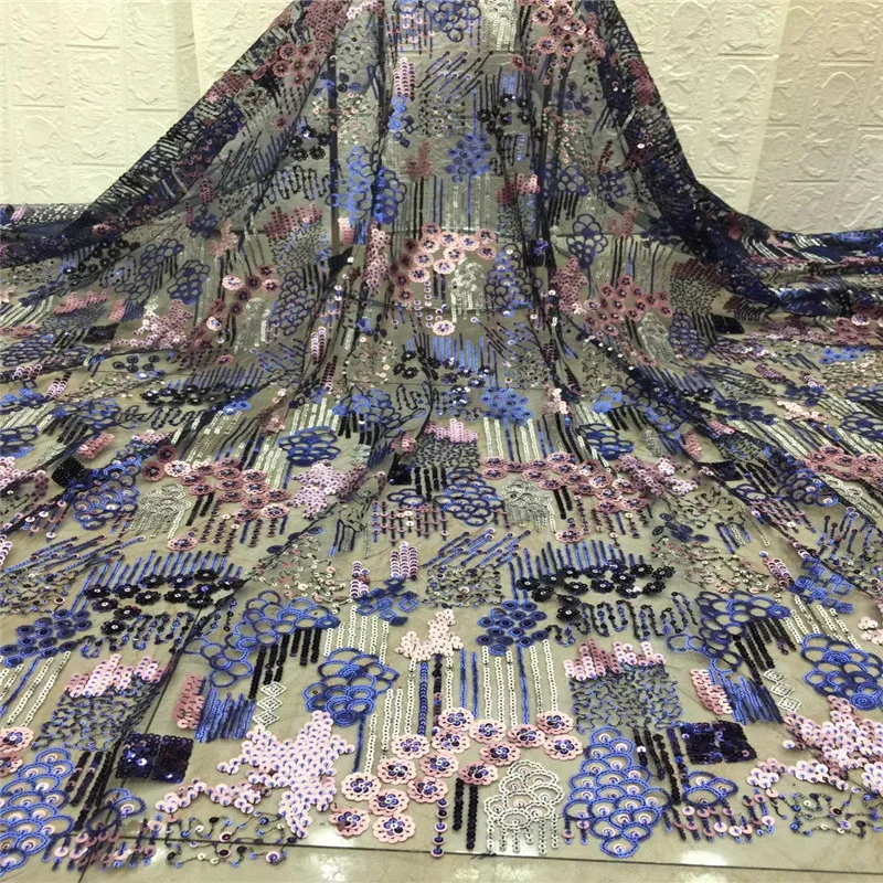 Madison High Quality Sequin Tulle French Lace Fabric Black Embroidered Leaves Flower Pattern African Nigerian Latest Design
Madison High Quality Sequin Tulle French Lace Fabric Black Embroidered Leaves Flower Pattern African Nigerian Latest Design
