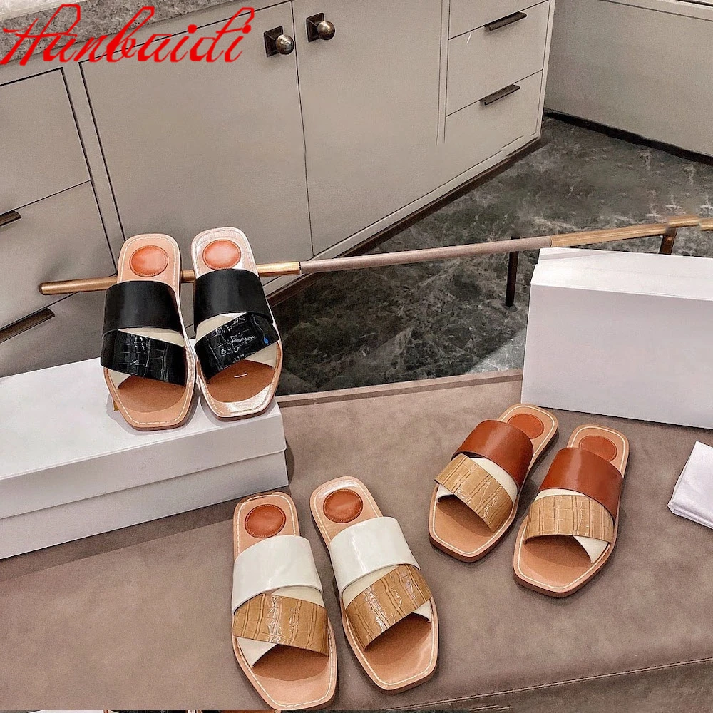 Geuine Leather Women Summer Slippers Fashion Mixed Colors Beach Sandals Runway Outfit Party Dress Shoes Women Mules Flip Flip
Geuine Leather Women Summer Slippers Fashion Mixed Colors Beach Sandals Runway Outfit Party Dress Shoes Women Mules Flip Flip