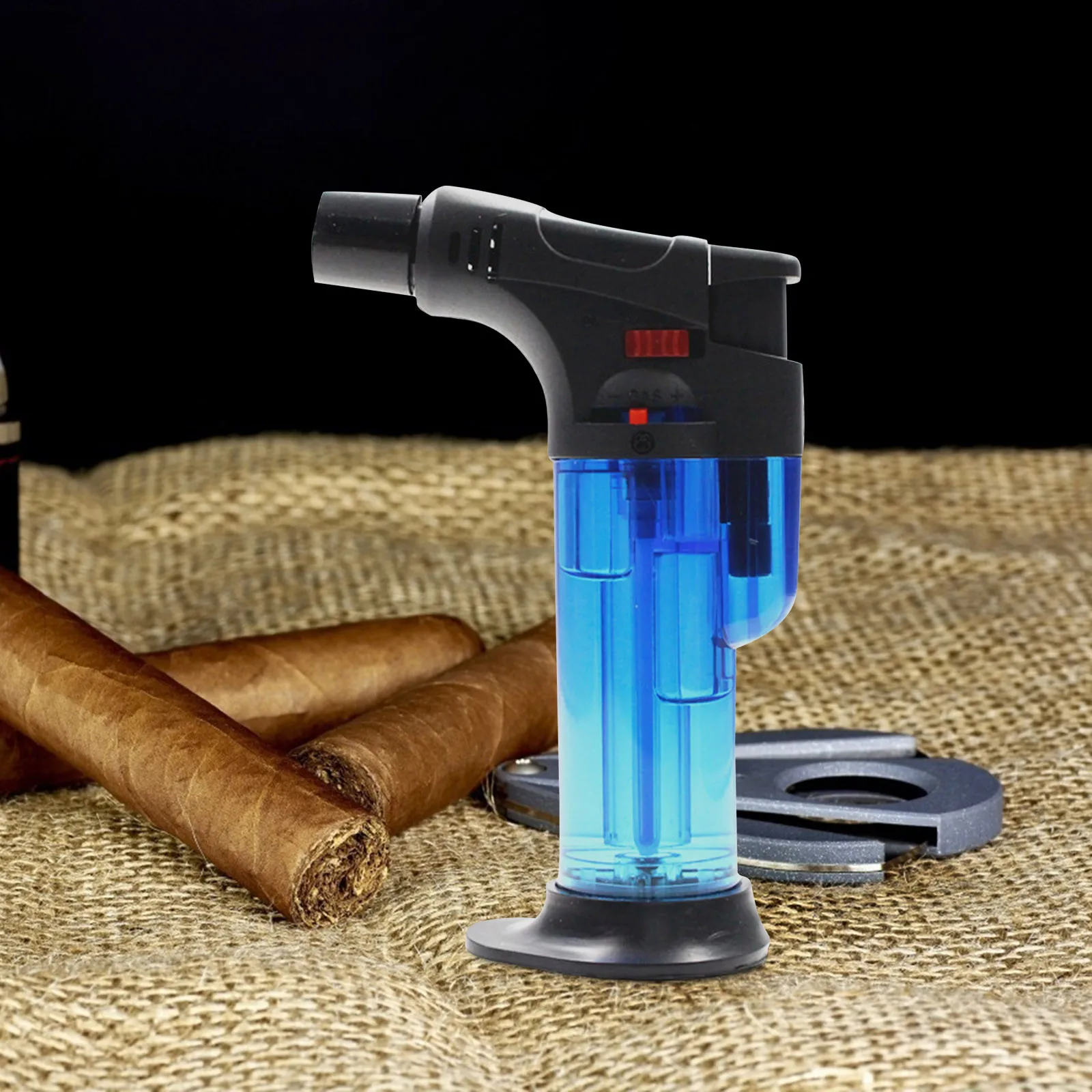 2 High jet Flame Butane Gas Transparent body design Refillable Adjustable Butane Jet Torch Lighter BBQ Tools Flame Ignition Tool
2 High jet Flame Butane Gas Transparent body design Refillable Adjustable Butane Jet Torch Lighter BBQ Tools Flame Ignition Tool