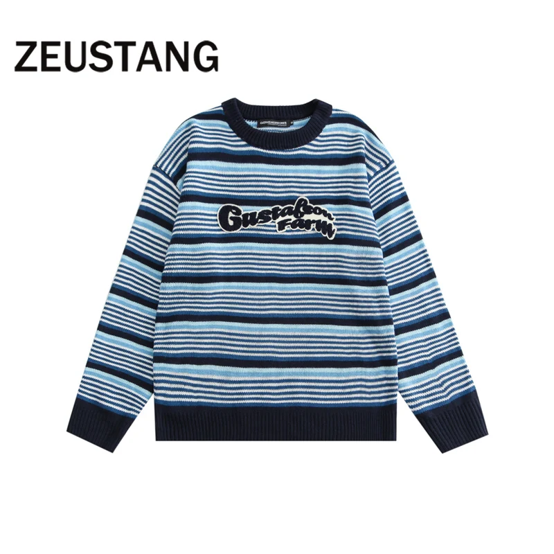 Zeustang Harajuku Fashion Streetwear Plaid Sweater Knitted Sweaters Hip Hop Loose Casual Knitwear Pullover Outerwear Tops
Zeustang Harajuku Fashion Streetwear Plaid Sweater Knitted Sweaters Hip Hop Loose Casual Knitwear Pullover Outerwear Tops