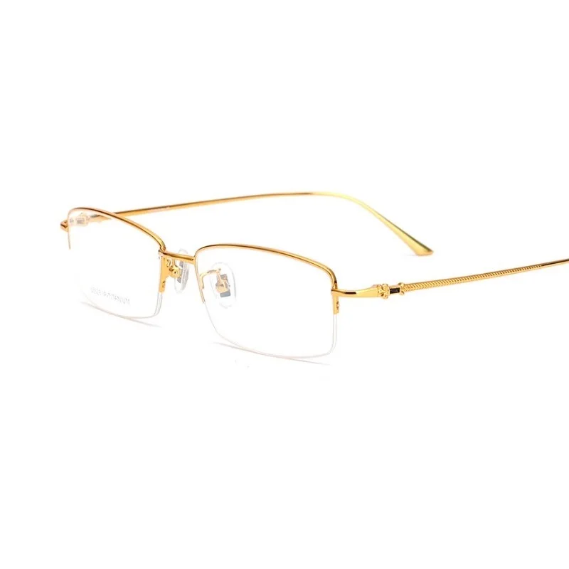 Мужские ультралегкие очки в полуободковой оправе, брендовые оправы из чистого титана для очков при близорукости, ширина-140
Мужские ультралегкие очки в полуободковой оправе, брендовые оправы из чистого титана для очков при близорукости, ширина-140