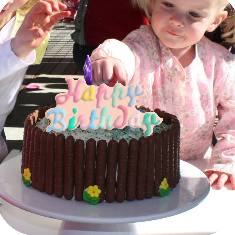 1Pcs Happy Birthday Letter Cookie Mold 3D Silicone Chocolate Fondant Cake Mould For Boy Girl Birthday Cake Decor DIY Baking Tool
1Pcs Happy Birthday Letter Cookie Mold 3D Silicone Chocolate Fondant Cake Mould For Boy Girl Birthday Cake Decor DIY Baking Tool