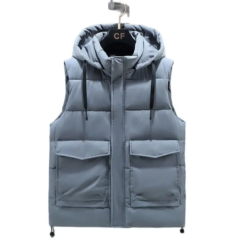 Men's Vest Jacket Winter Waterproof Warm Sleeveless Men Jacket Fashion Hooded Casual Vest Men Autumn Thicken Waistcoat
Men's Vest Jacket Winter Waterproof Warm Sleeveless Men Jacket Fashion Hooded Casual Vest Men Autumn Thicken Waistcoat