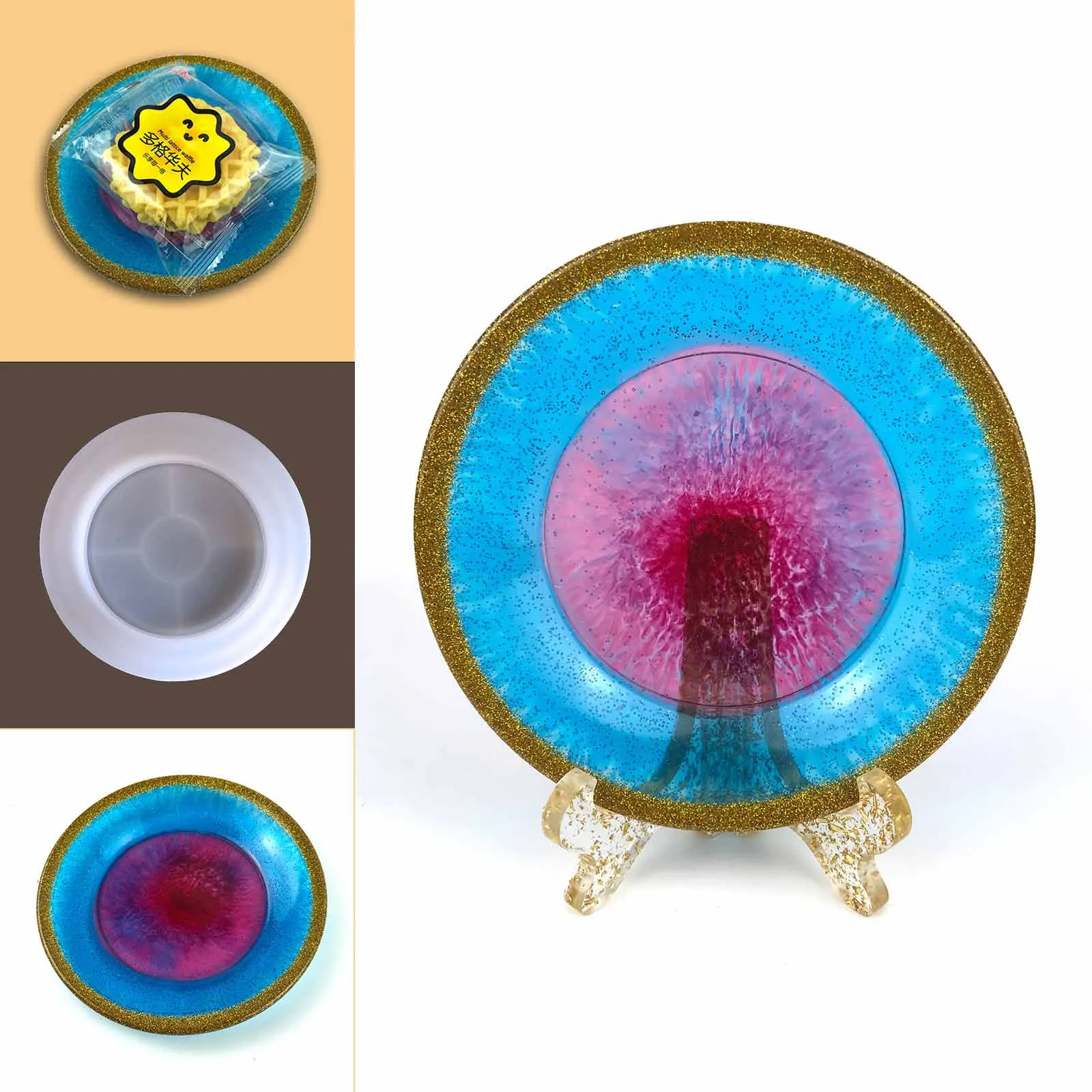 Круглая силиконовая форма для тарелок «сделай сам», принадлежности для хранения посуды, настольные украшения, круглая силиконовая форма дл...
Круглая силиконовая форма для тарелок «сделай сам», принадлежности для хранения посуды, настольные украшения, круглая силиконовая форма дл...