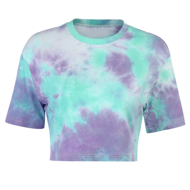 Women's T-shirts Y2k E-Girl Crop Top Harajuku Gothic Streetwear Short Sleeve Colorful Tie Dye T-Shirt O-Neck 2021 Streetwear
Women's T-shirts Y2k E-Girl Crop Top Harajuku Gothic Streetwear Short Sleeve Colorful Tie Dye T-Shirt O-Neck 2021 Streetwear