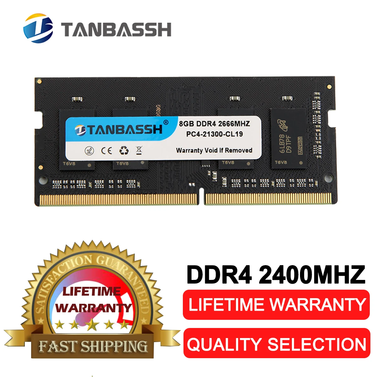 Оперативная память Tanbassh DDR4 8 ГБ 4 16 2400 МГц 2133 2666 sodimm для ноутбука