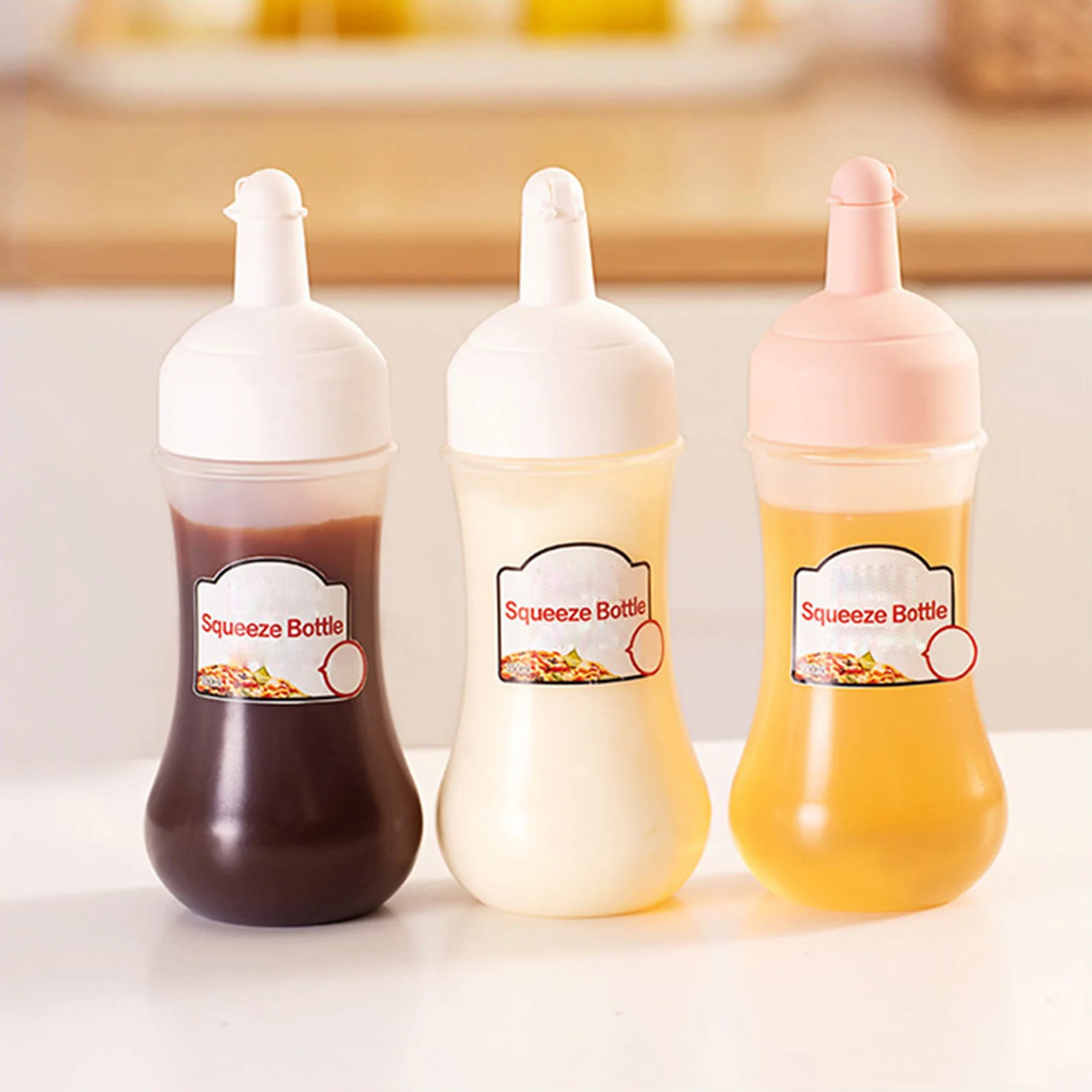 Squeeze Sauce Bottle Tomato Salad Jam Squeeze Bottle Plastic Seasoning Bottle Sharp-necked Bottle Kitchen Accessories Supplies
Squeeze Sauce Bottle Tomato Salad Jam Squeeze Bottle Plastic Seasoning Bottle Sharp-necked Bottle Kitchen Accessories Supplies