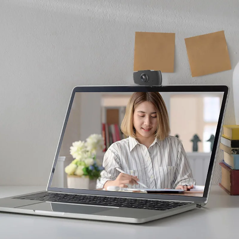 Computer Camera, 1080P Home Online Class Live Video Conference USB Built-in Microphone Camera
Computer Camera, 1080P Home Online Class Live Video Conference USB Built-in Microphone Camera