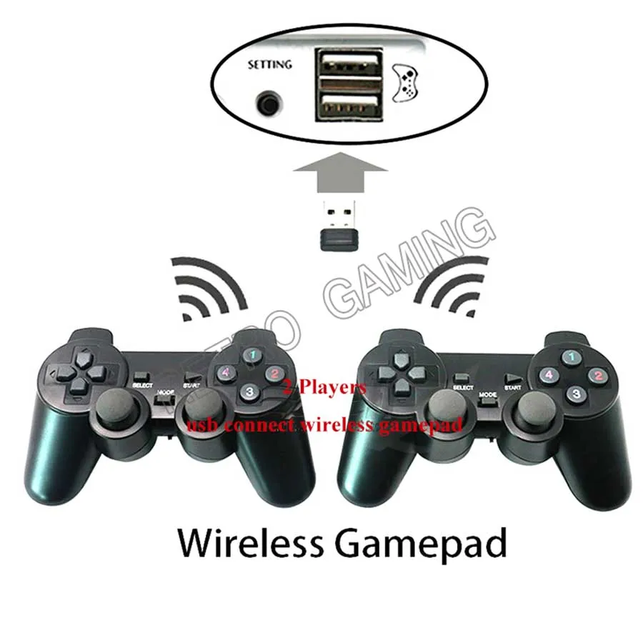 

Arcade Game Controller USB Gamepad Set Wireless and Wired Version for Console Pandora Saga XII 12 / 9D / DX